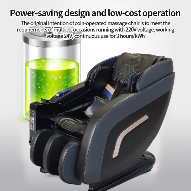 AILIST เก้าอี้นวด สีดำ ฟื้นฟูร่างกาย บรรเทาอาการปวดหลัง ปรับปรุงคุณภาพการนอนหลับ ผ่อนคลายกล้ามเนื้อ ฟื้นฟูร่างกาย เพื่อความผ่อนคลายขั้นสุด แข็งแรงทนทาน