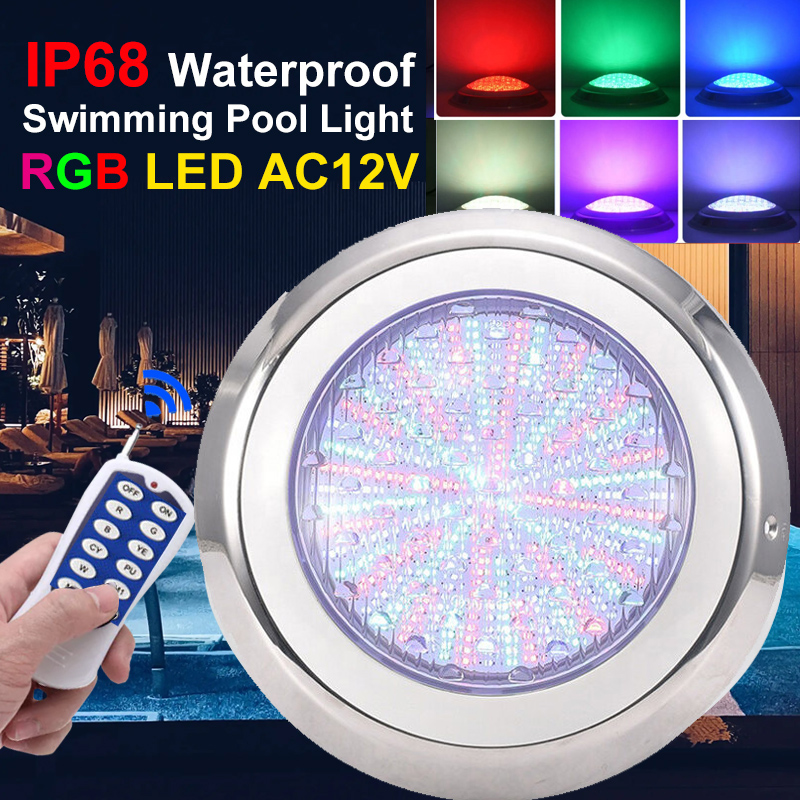 🔥30cm LED Swimming Pool Light Underwater Light 18W 36W ไฟใต้น้ำ ไฟสระ ...