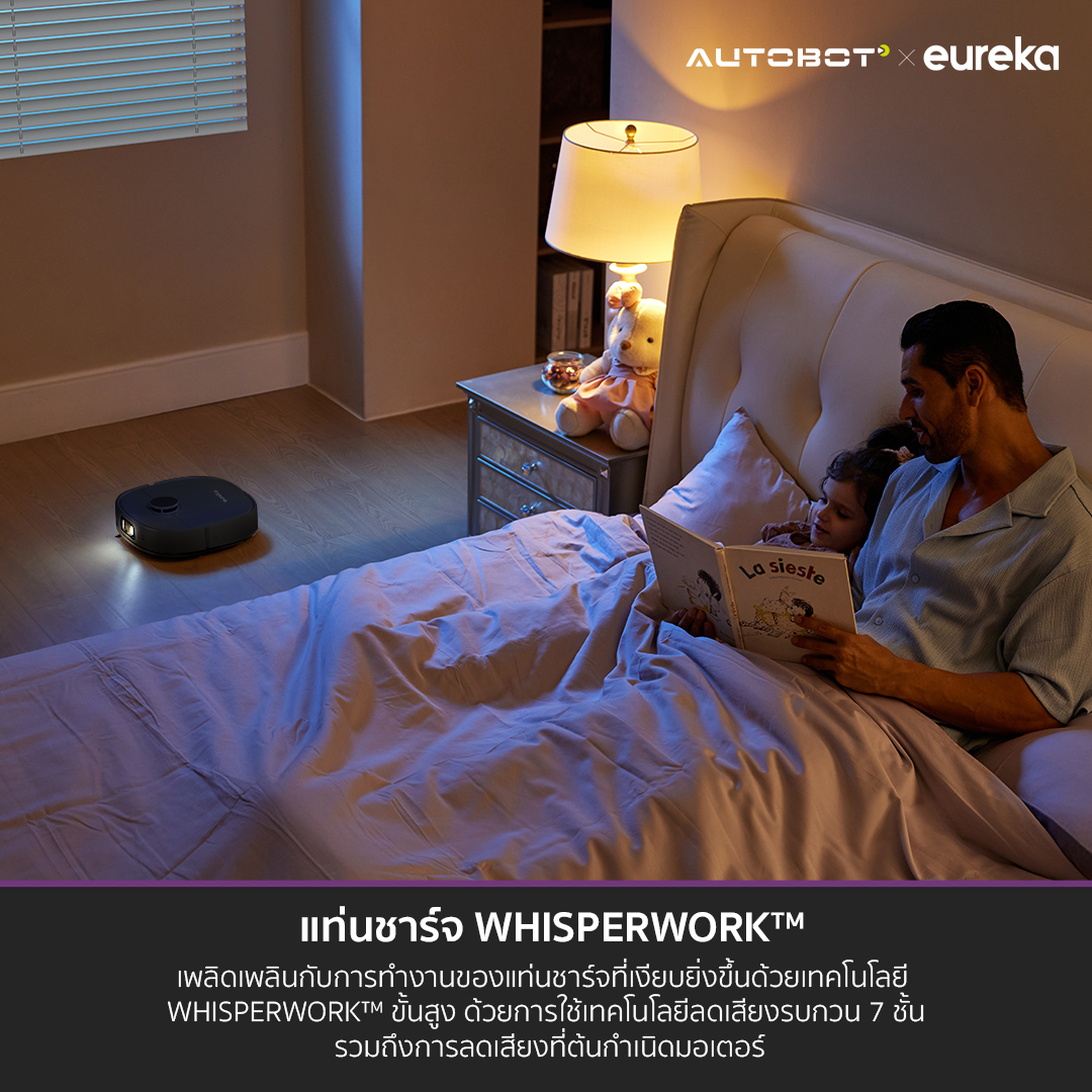 AUTOBOT x Eureka J15 หุ่นยนต์ดูดฝุ่นถูพื้น IntelliView™ AI แรงดู 16,200PA ScrubExtend™