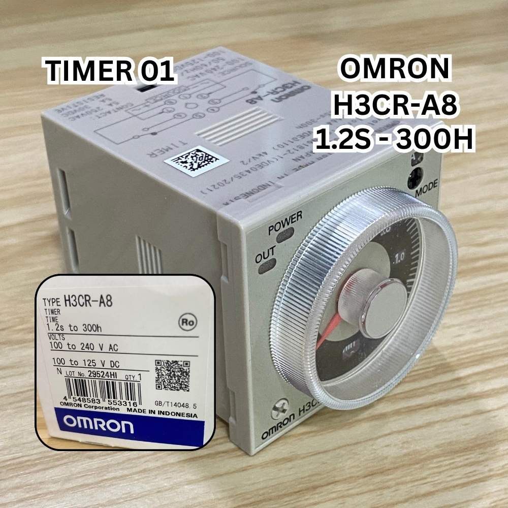 TIMER ตัวตั้งเวลา เครื่องตั้งเวลา H3BA-8 และ H3CH-A8 (OMRON) ไทม์เมอร์ ...