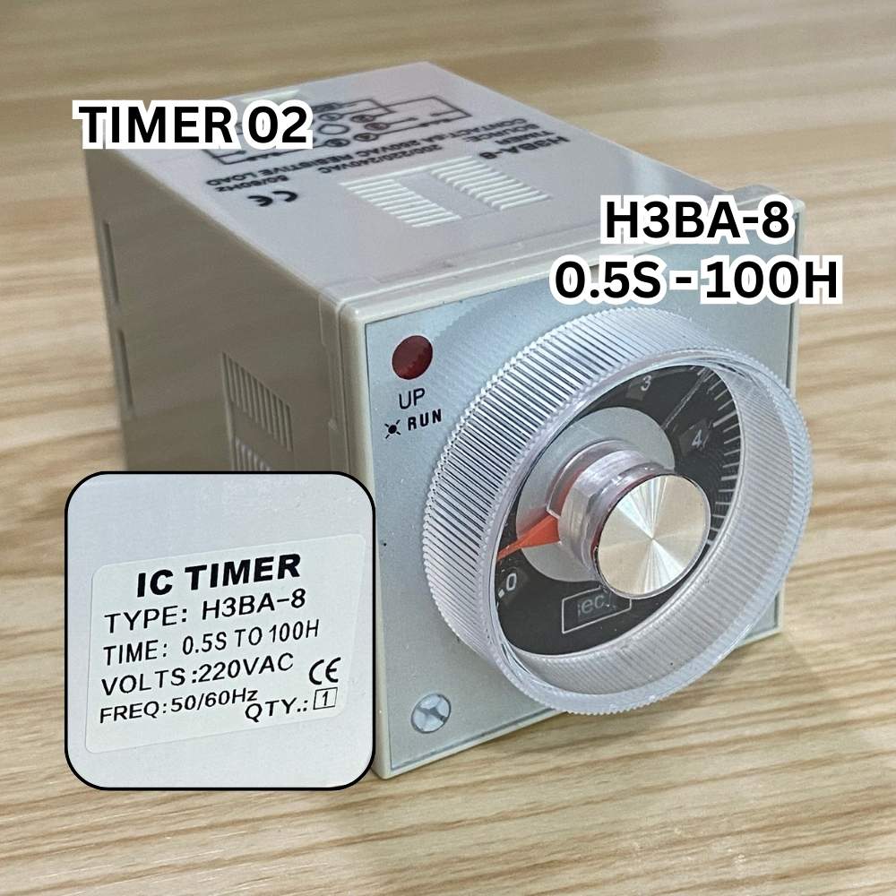 TIMER ตัวตั้งเวลา เครื่องตั้งเวลา H3BA-8 และ H3CH-A8 (OMRON) ไทม์เมอร์ ...