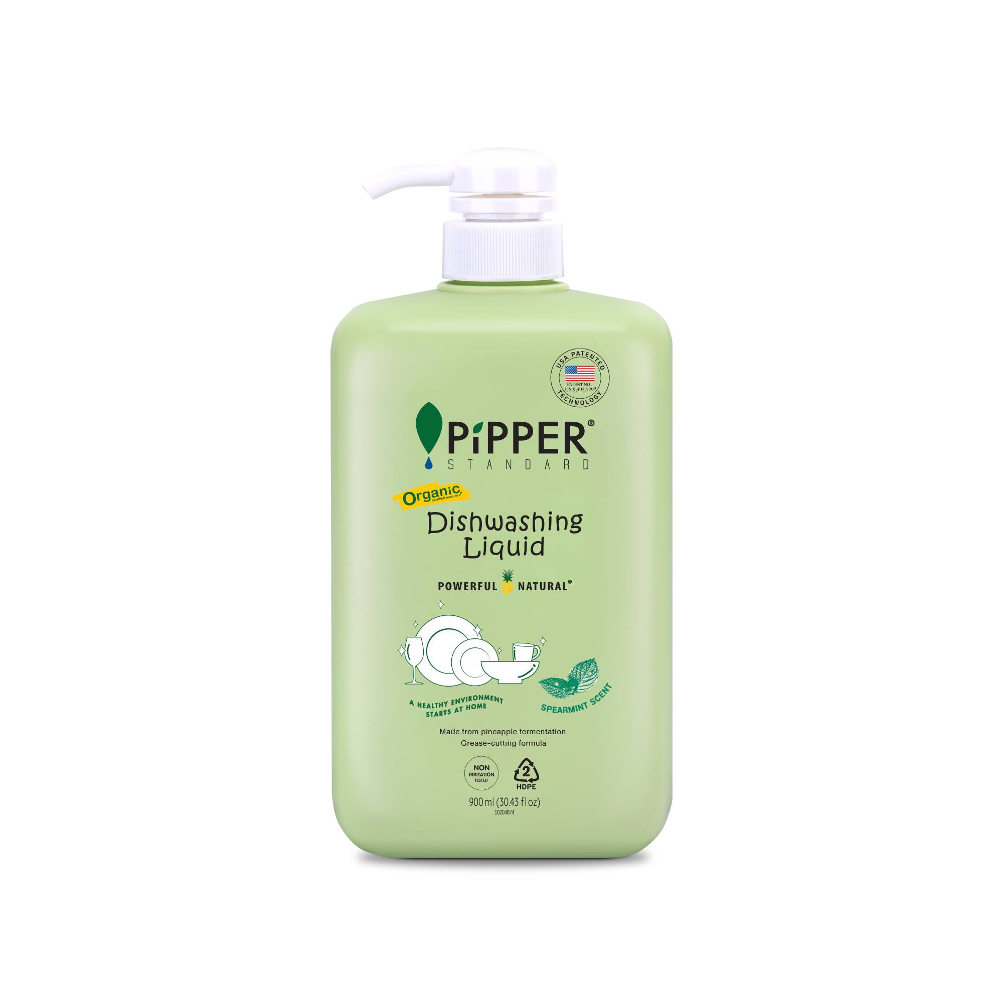 PiPPER STANDARD ผลิตภัณฑ์ล้างจานธรรมชาติกลิ่นกลิ่นสเปียร์มินต์ 900 มล. ...