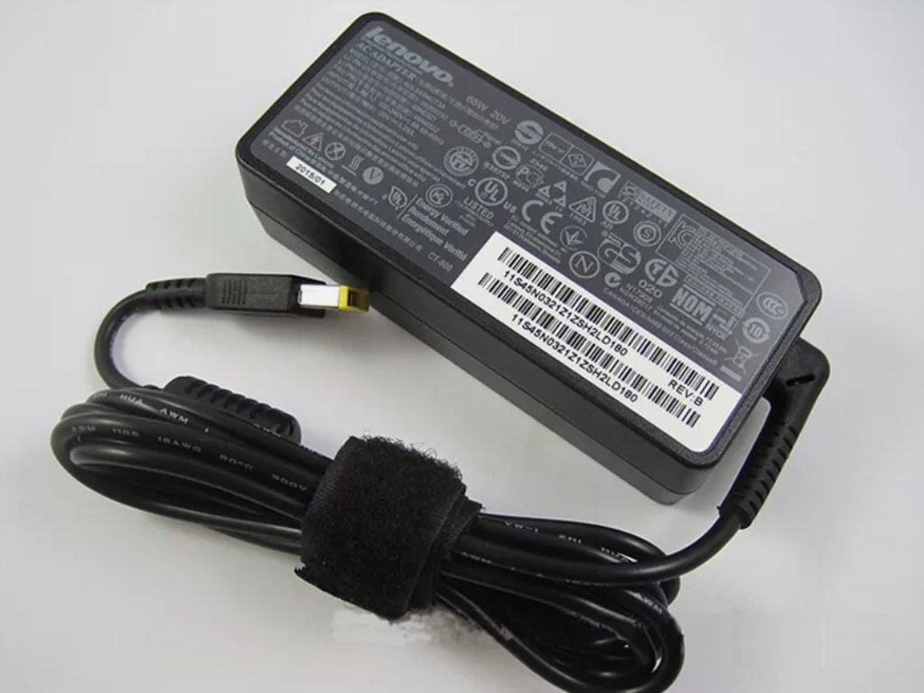 ( สินค้ามือสอง ) ของแท้ Adapter Lenovo Mini PC ใส่ได้หลายรุ่น กำลัง 65W ...