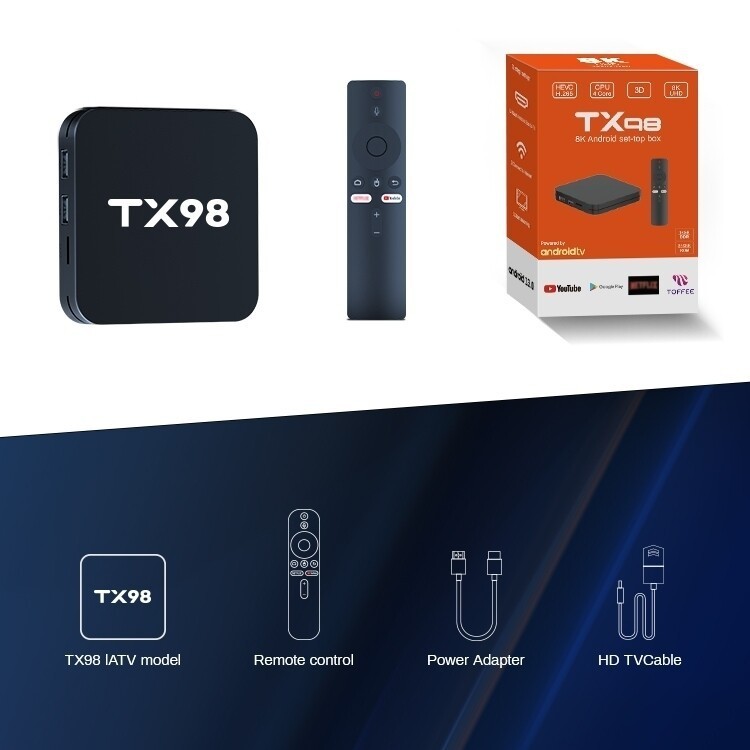 TV BOX กล่องทีวี ดิจิตอล Android BOX 4K กล่องแอนดรอยด์ทีวี Android TV ...