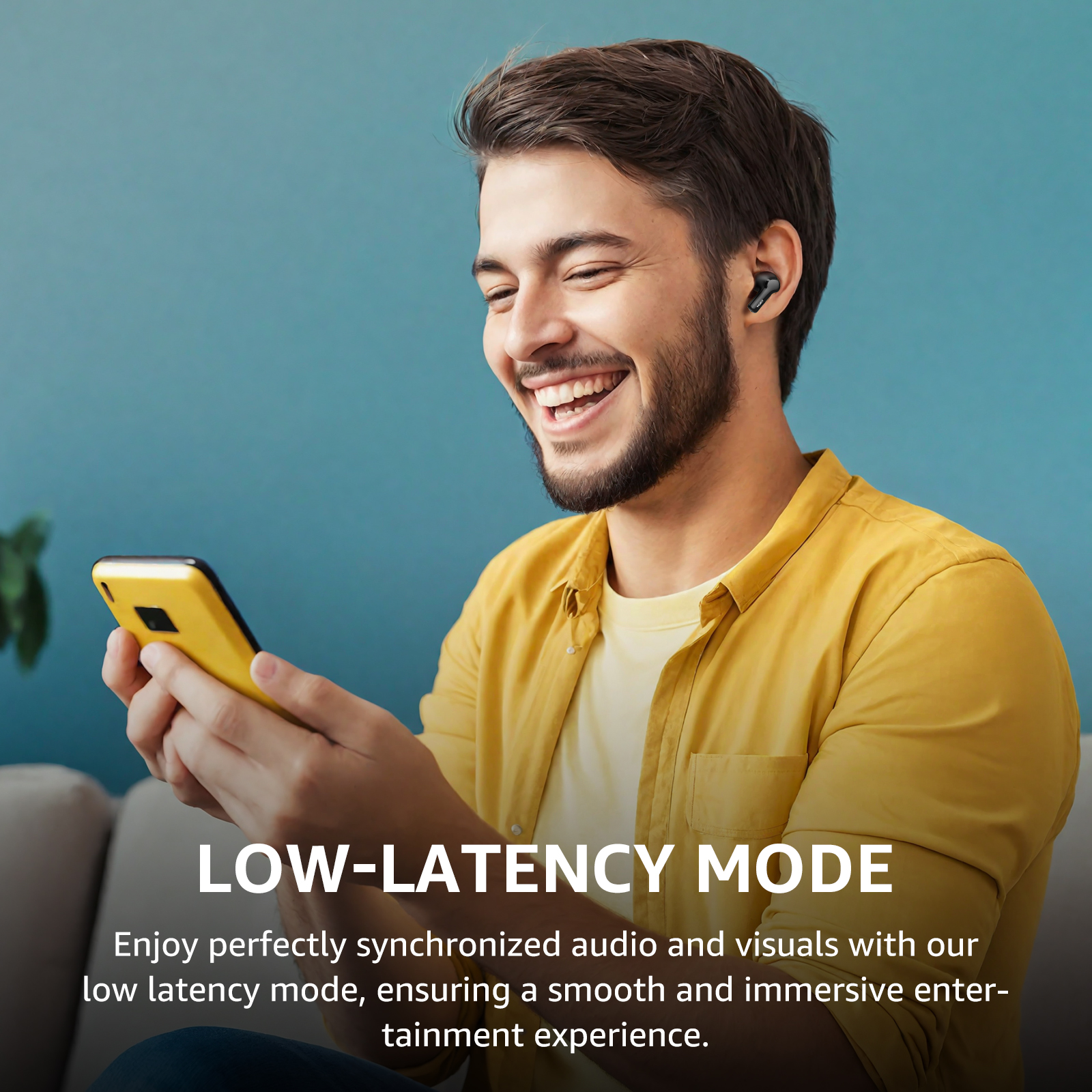 TOZO AeroSound 2 หูฟังบลูทูธ หูฟังเบสหนัก หูฟังอินเอีย แบตอึด Bluetooth 5.3 แบต 12 ชม. IPX6 Game Mode