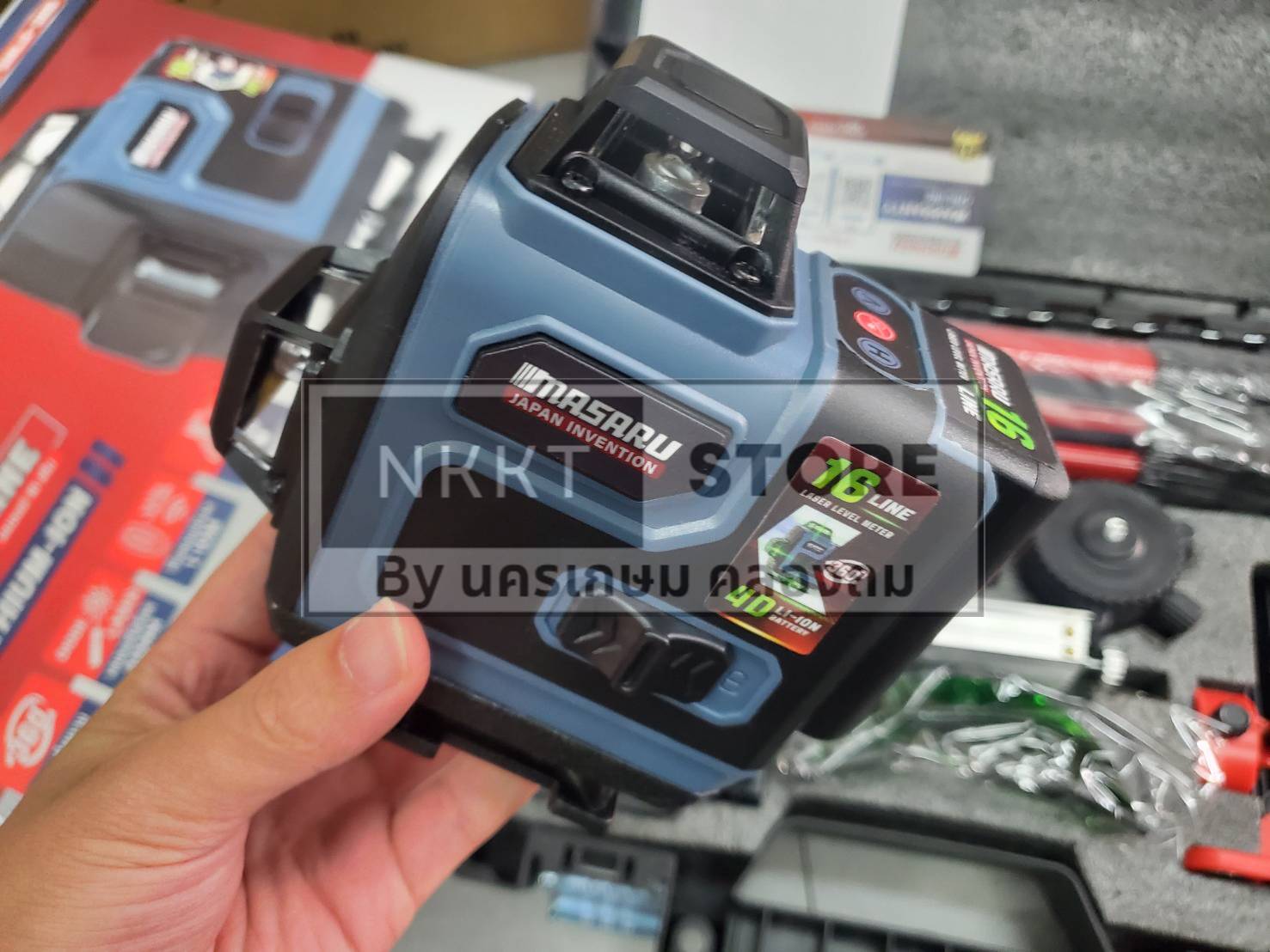 SMLG-305 ซื้อขายกับตัวแทน MASARU เครื่องวัดระดับเส้นสีเขียว แบบ 16 เส้น ...