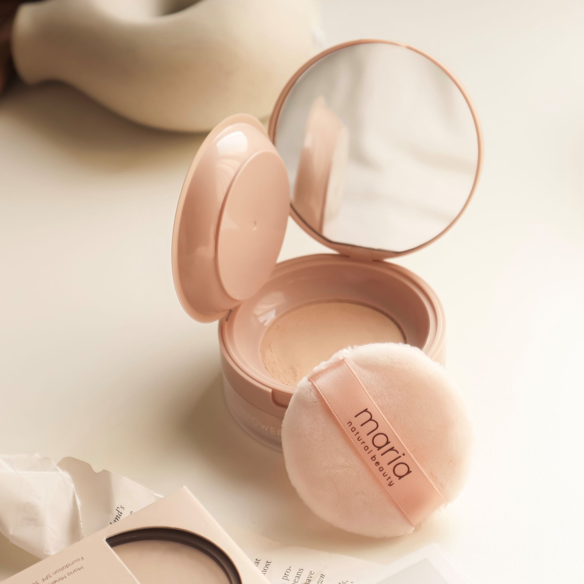 MARIA ACNE Powder แป้งฝุ่นลดสิว แป้งรักษาสิว ไม่อุดตัน คุมมัน แป้งออแกน ...