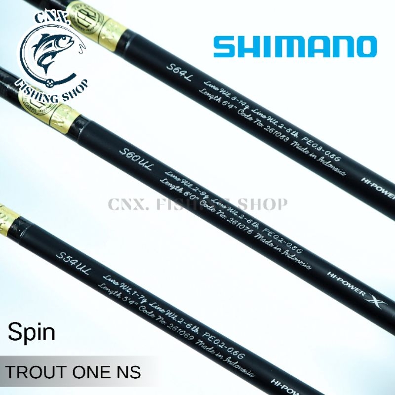 คัน SHIMANO TROUT ONE NS (2 ท่อน) 2024 | Shopee Thailand