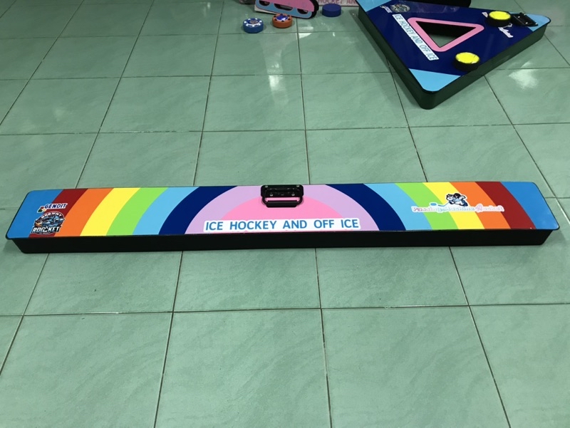 เครื่องฝึกส่ง รับ ลูกพัค ฮอกกี้ รวดเร็ว ฝึกแม่นยำ Passing Rocket Ice ...