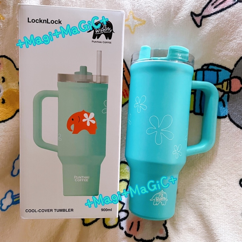 แก้ว Punthai x LocknLock Cool-Cover Tumbler 900ml | Shopee Thailand