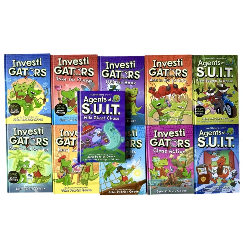 ปกแข็ง InvestiGators 1-11 Set Full Color English Comic Book Hardcover ...