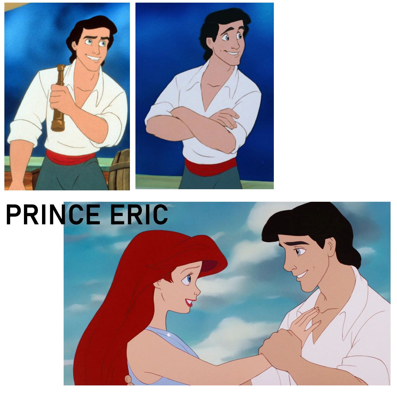 ตุ๊กตาเจ้าชาย Disney Princess Prince Eric และ Flynn Rider ของแท้จาก ...