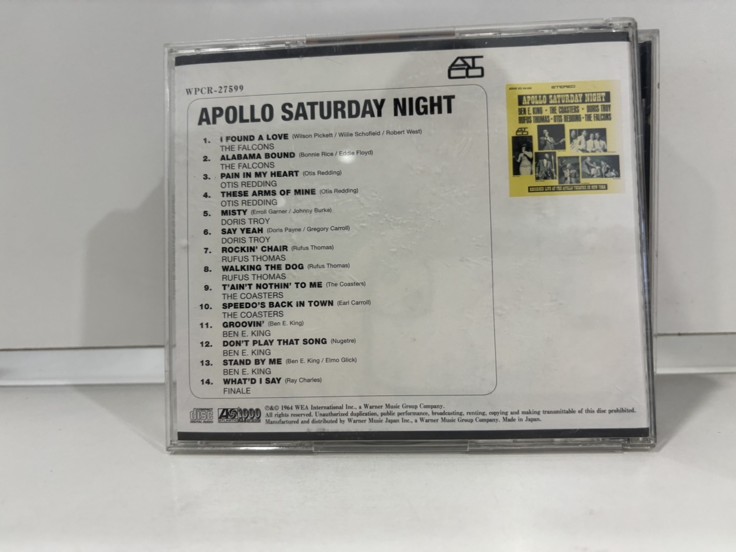 1 CD MUSIC ซีดีเพลงสากล APOLLO SATURDAY NIGHT (D8B178) | Shopee Thailand