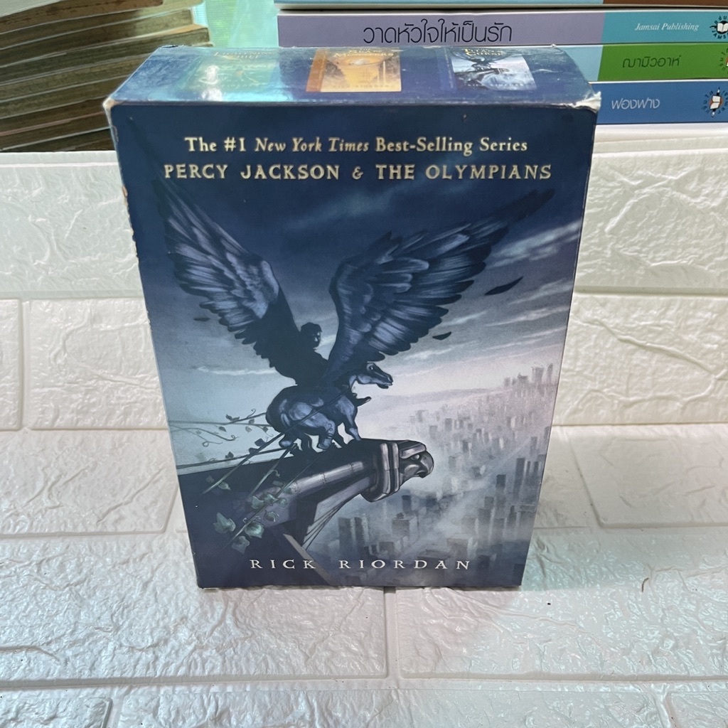 NOVEL The Lightning Thief (Box Set) โดย Rick Riordan (หนังสือภาษาอังกฤษ ...