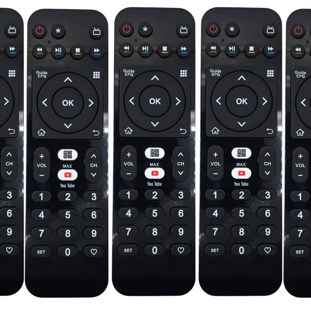 รีโมทกล่อง 3BB GIGA TV ใช้กับกล่อง เน็ต+ทีวี ใด้ทุกรุ่น มีปุ่ม YOUTUB ...