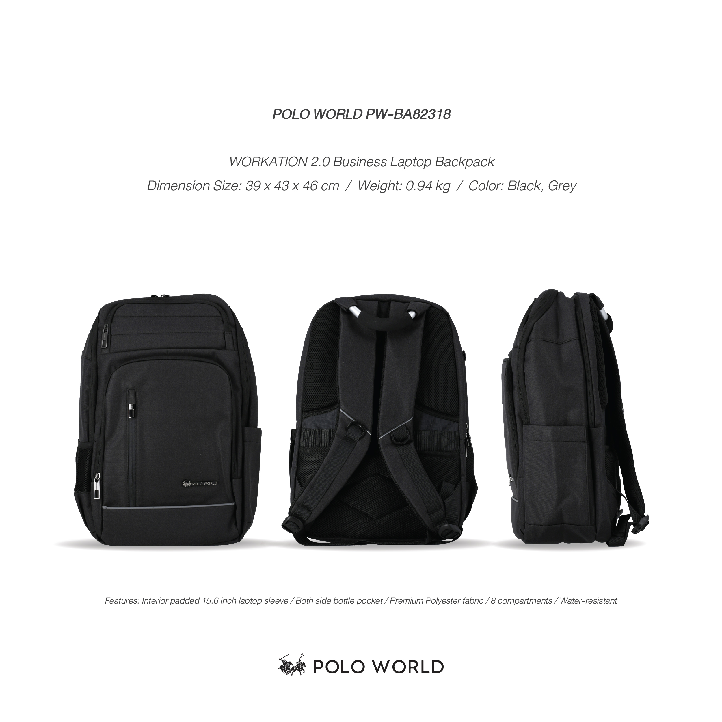 Polo laptop backpack sale