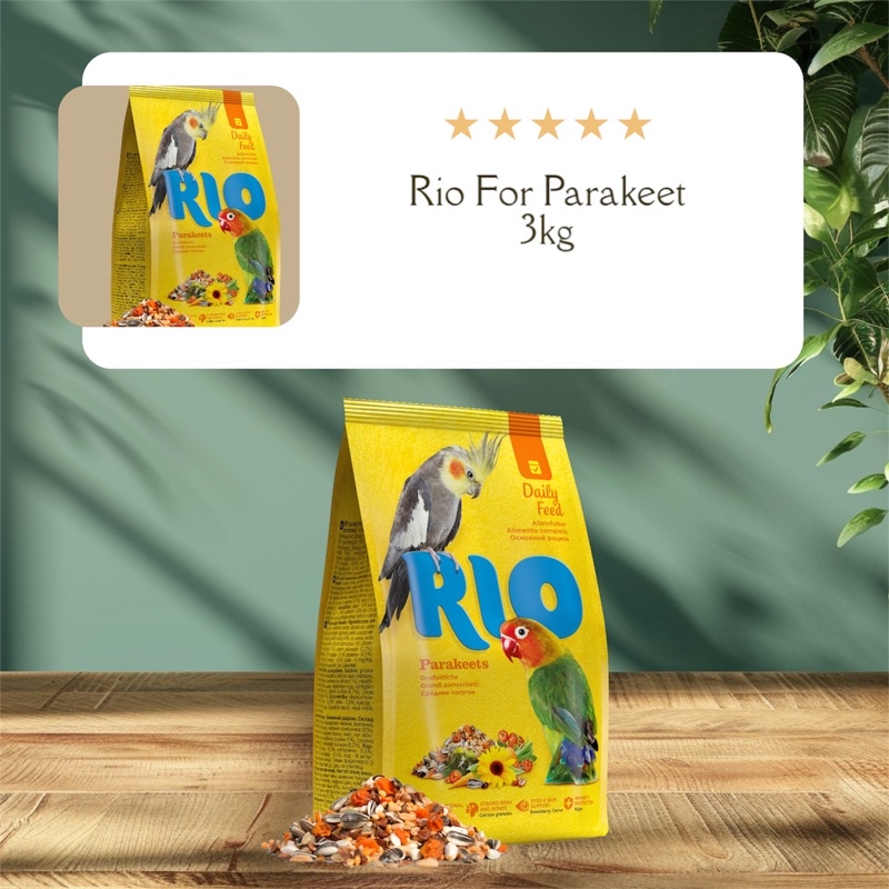 Rio For Parrot & Parakeet ถุง3kg | Shopee Thailand