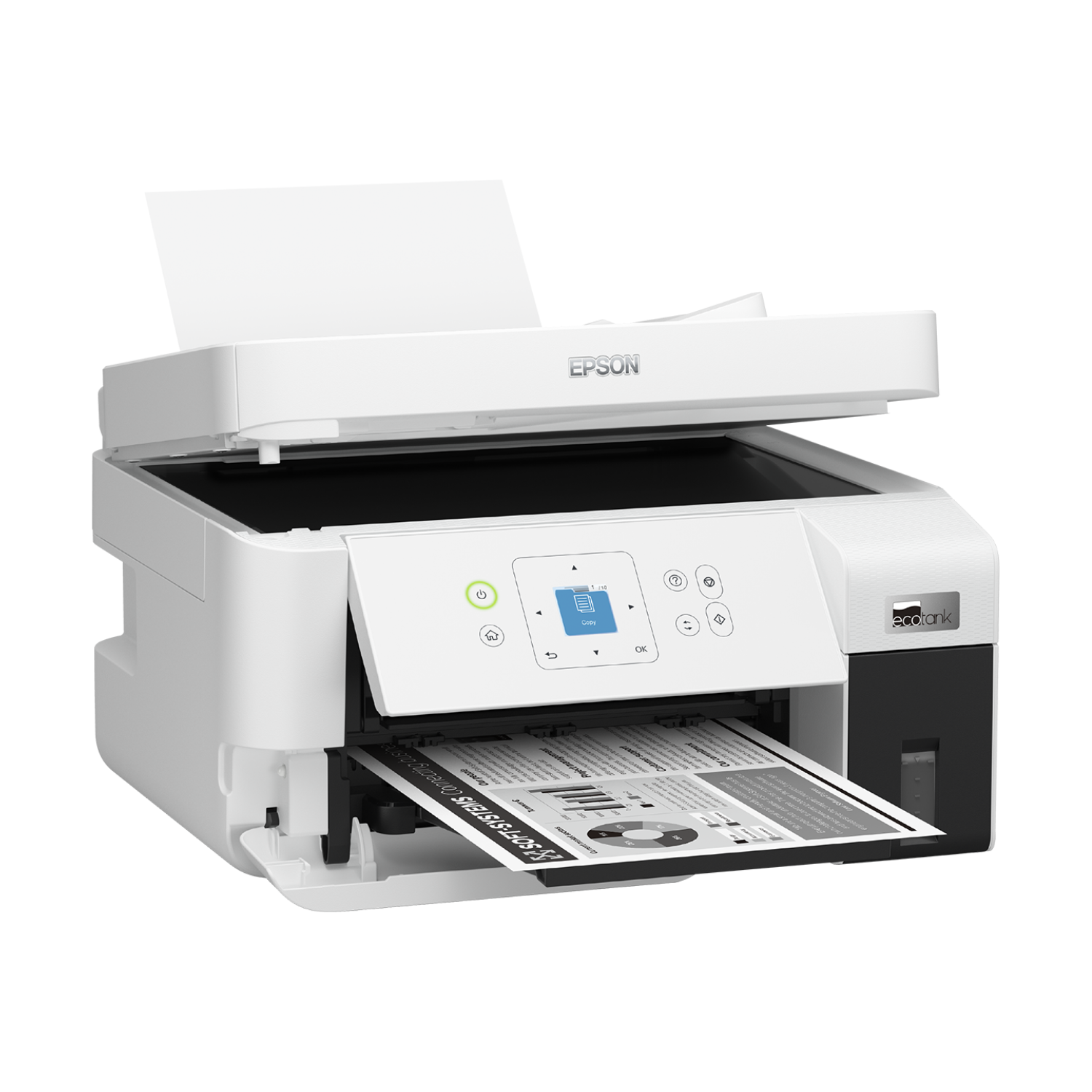 เครื่องพิมพ์อิงค์แท็งค์ขาวดำ Epson EcoTank M2050 Ink Tank Printer มี Wi ...