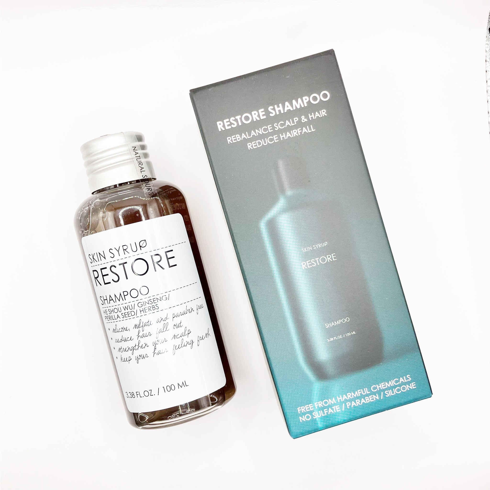 Skin Syrup Restorative Scalp Treatment Shampoo 100ml แชมพูที่มีส่วนผสม ...