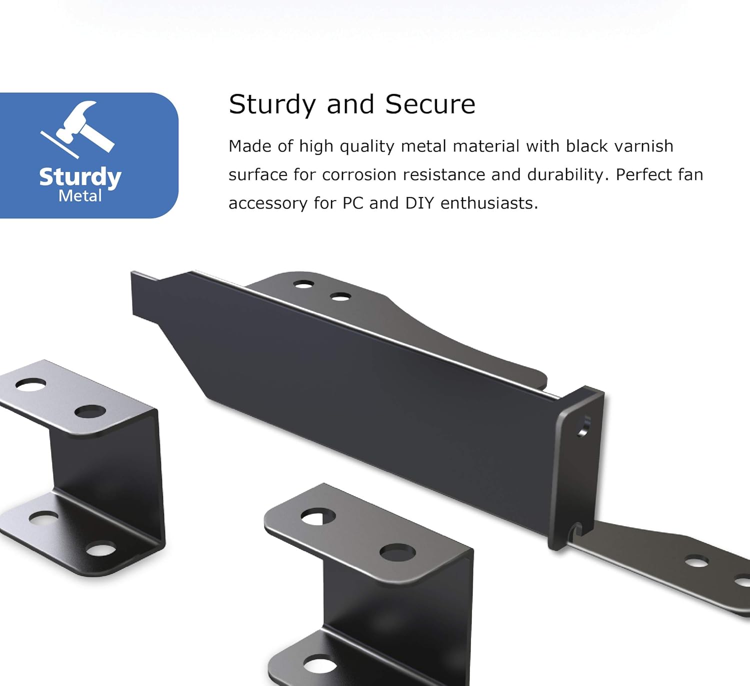 PCI Dual Fan Mounting Bracket GPU Bracket for Mounting Computer Case ...