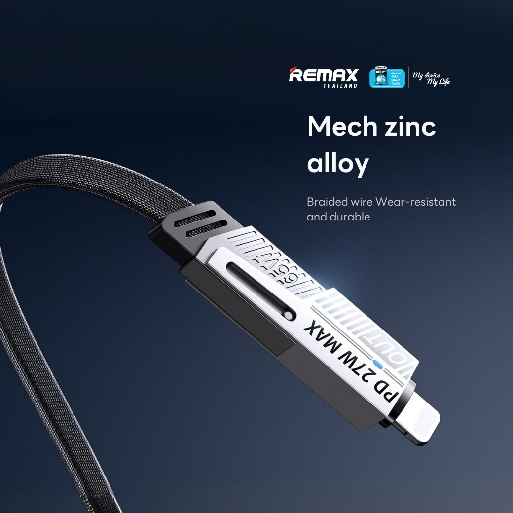 Remax Cable 4in1 MC-C01 / RC-C189 (27W / 65W) - สายเคเบิ้ล 4 หัว ชาร์จ ...