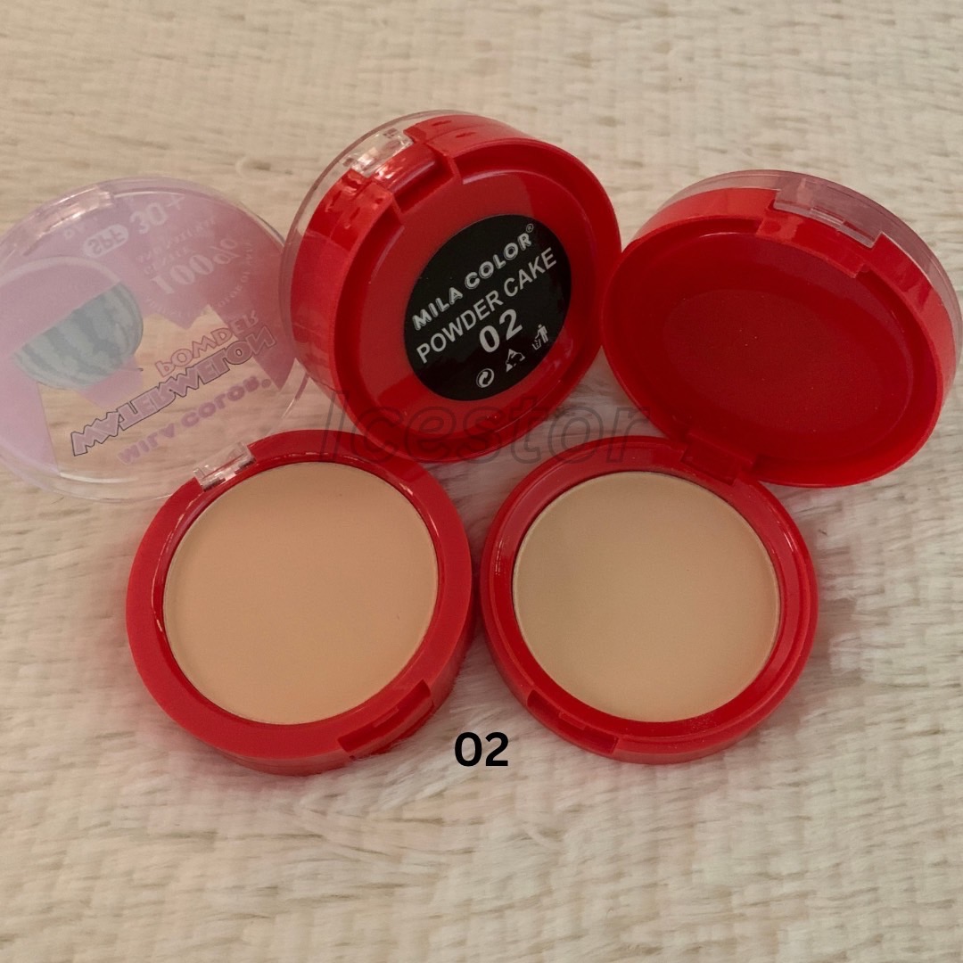 MC5092 MILA COLOR POWDER WATER MELON SPF 30PA+++แป้งพัฟ2 ชั้น เนื้อ ...