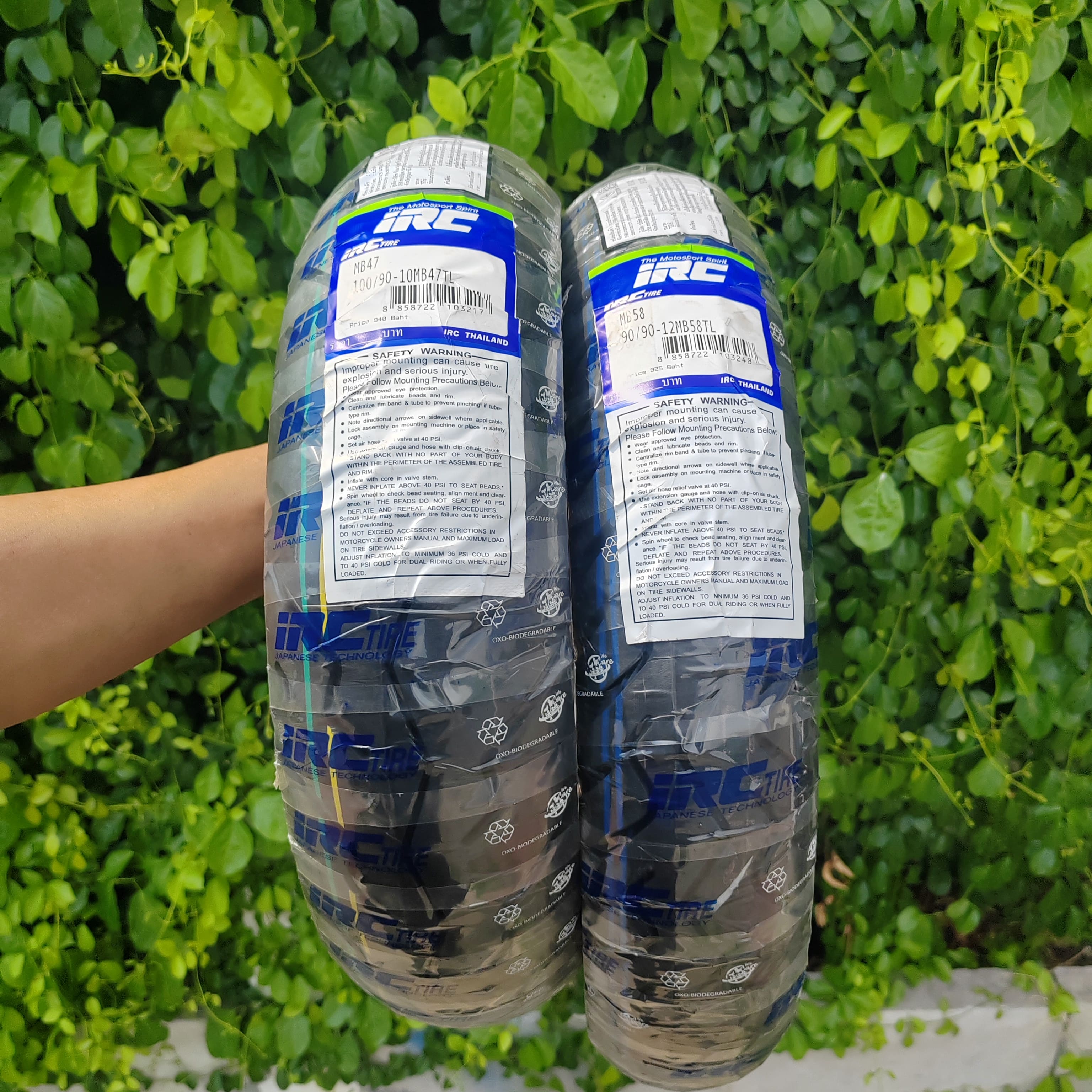 ยางนอก IRC Lead125i MB47 & MB52 TL : ขอบ 10 12 | Shopee Thailand