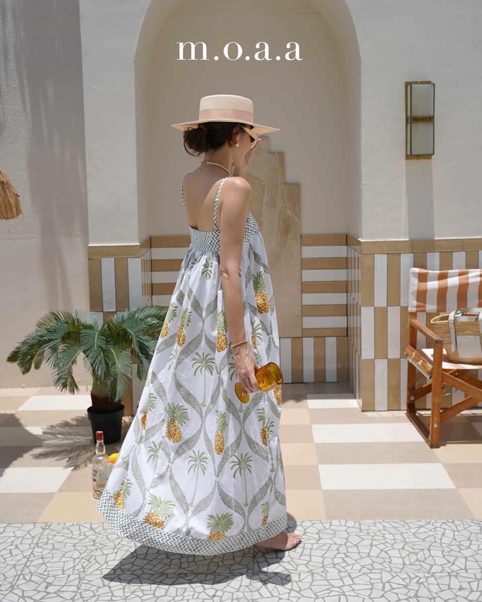Piña Colada Dress in Olive | Moaa Collection | Shopee Thailand