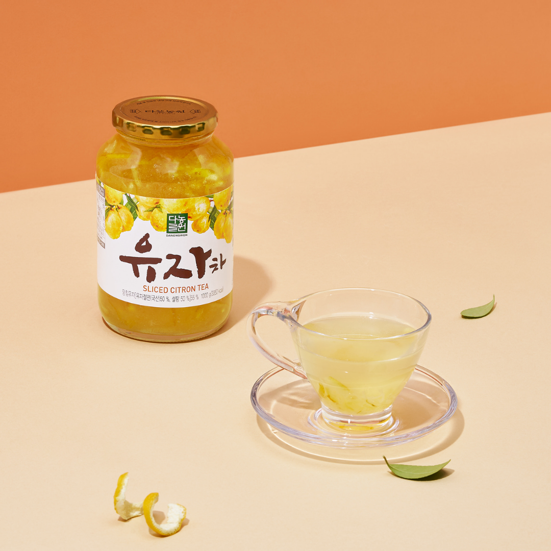 DANONGWON แยมส้มยูสุเกาหลี YUJACHA Sliced Citron Tea 1 kg. | Shopee ...