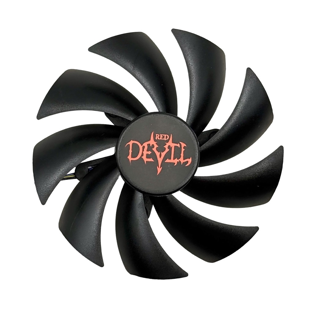 อะไหล่ พัดลมการ์ดจอ PowerColor Devil RX580 RX590 DUAL FAN คู่ละ 190 ...