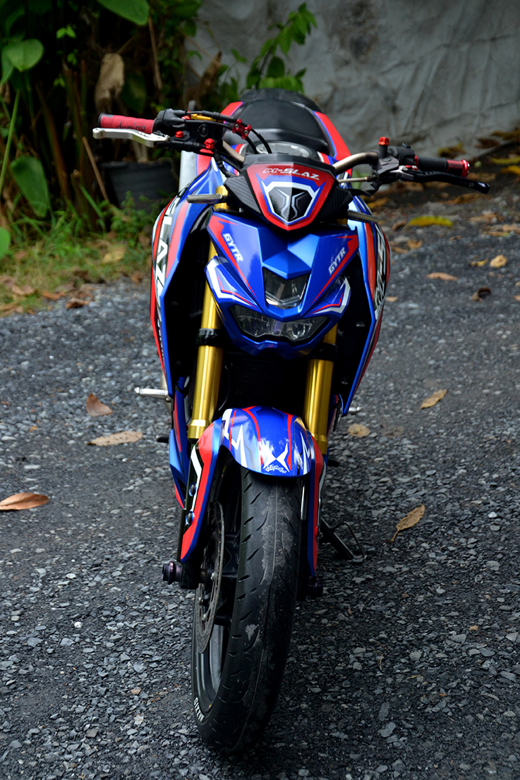 สติ๊กเกอร์แต่งลายรถ Yamaha Mslaz แบบเต็มคัน ลาย LKB RACE V.1 | Shopee ...