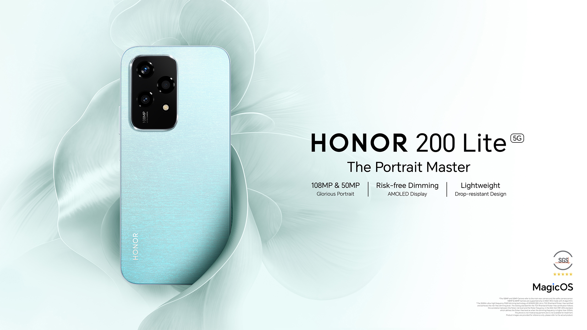 HONOR 200 Lite | 12+256 GB | MediaTek 6080 l The Ai Portrait Master 108MP และ 50MP*3