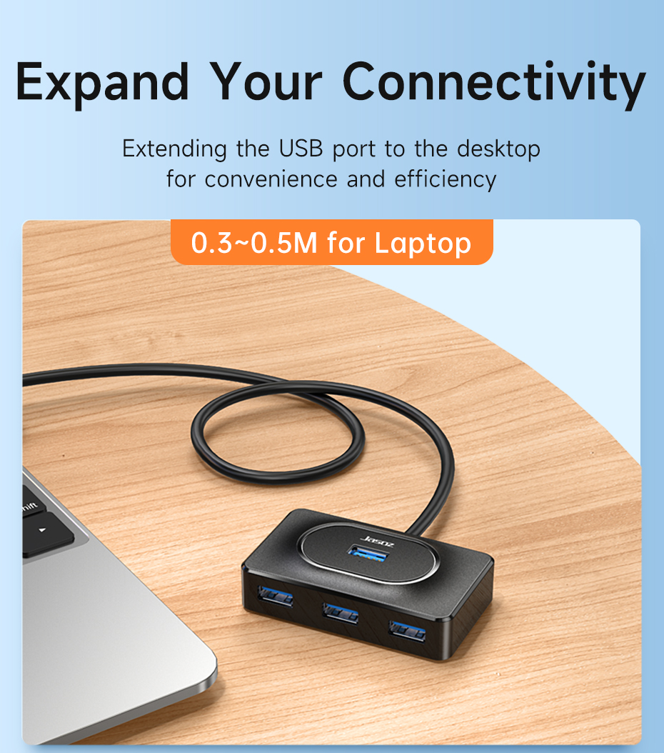 ⚡ส่งจาก กทม⚡Jasoz USB 3.0 HUB 4 Port ตัวเพิ่มช่อง USB Usb 3.0 Splitter ...