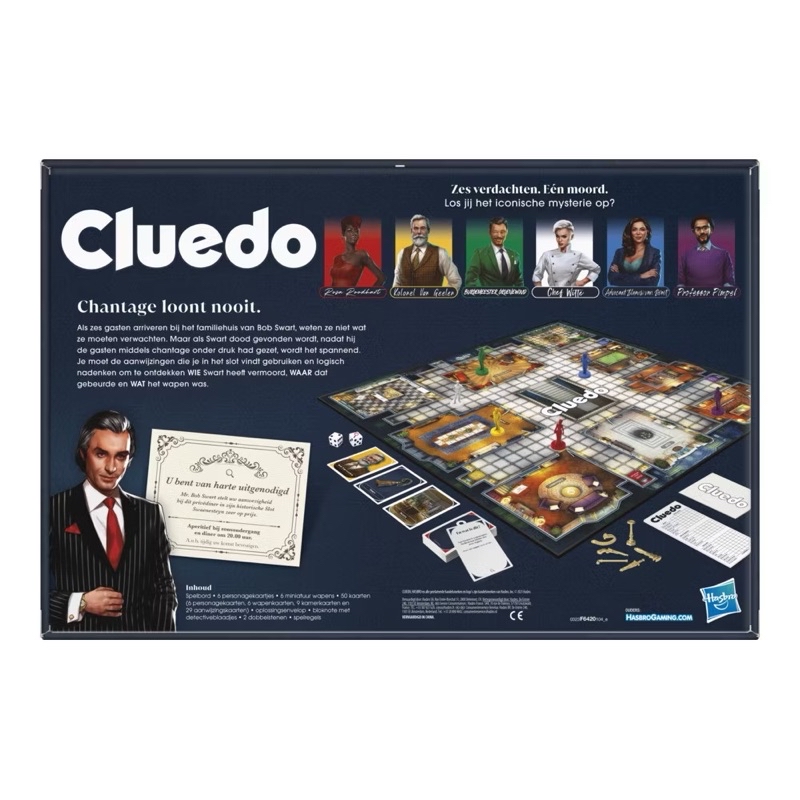 💰พร้อมส่ง ของแท้💰CLUDO บอร์ดเกม แนวสืบสวน ไขปริศนา CLUE CLUDO CLASSIC ...