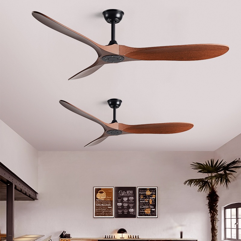 European Style Ceiling Fan พัดลมเพดานใบพัดพลาสติก ABS แบบสวิตช์ผนัง 42 ...