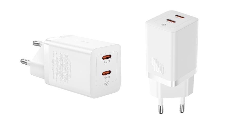 อะแดปเตอร์ Baseus Wall Charger USB-C 40W White (TISI) by Studio7
