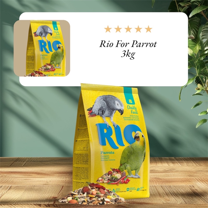 Rio For Parrot & Parakeet ถุง3kg | Shopee Thailand