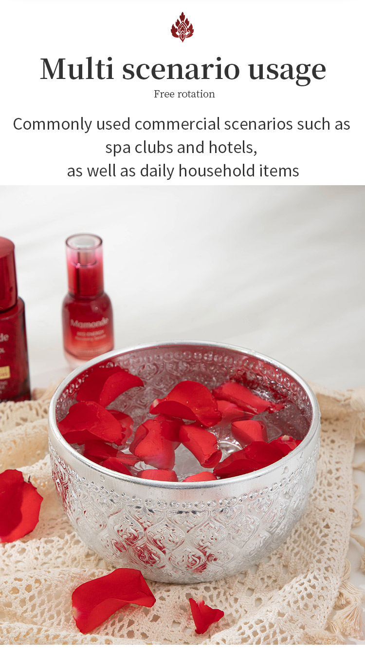 ขันน้ำลายไทย อลูมิเนียม ขนาด 18 cm สีเงิน BMC.kitchenware ร้าน BMC ...
