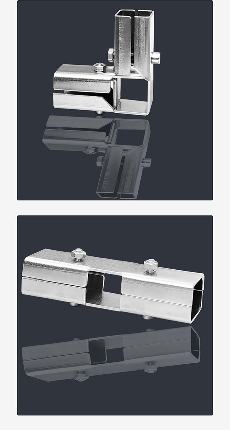 DSDST Aluminum Alloy Square Tube Connector No Welding Required Easy ...