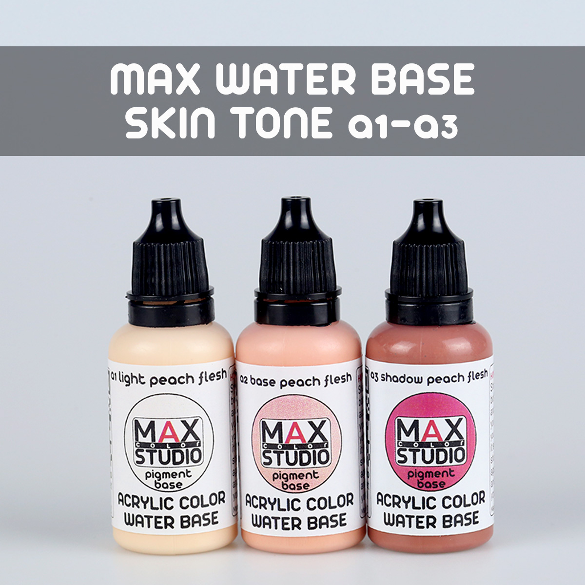 MAXCOLOR WATER BASE สีทำโมเดล สูตรน้ำ สำหรับทาและพ่น | Shopee Thailand