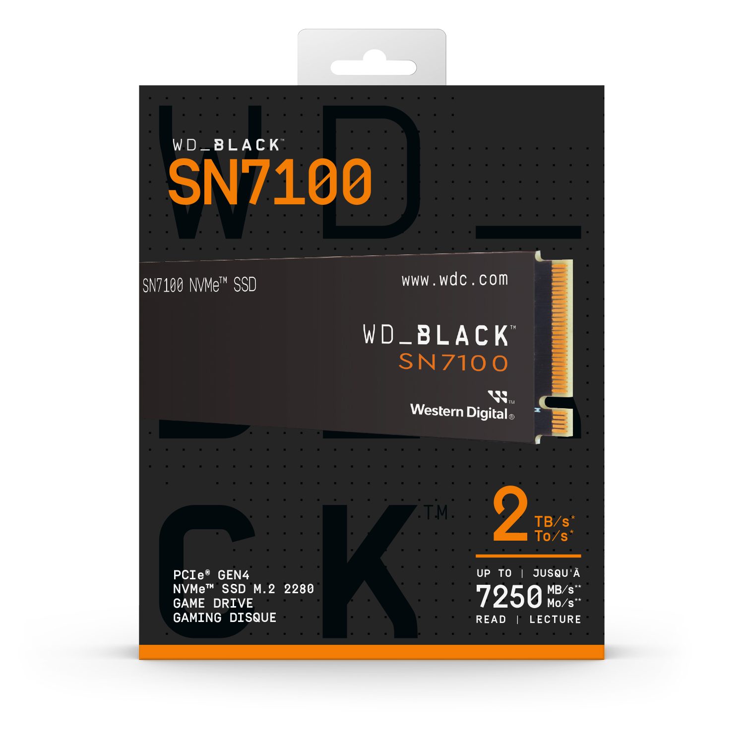 WD Black SN7100 SSD 2TB 1TB 500GB PCle4x4 NVMe M.2 2280 เอส WD Black SN7100 SSD 2TB 1TB 500GB PCle4x4 NVMe M.2 2280 เอส