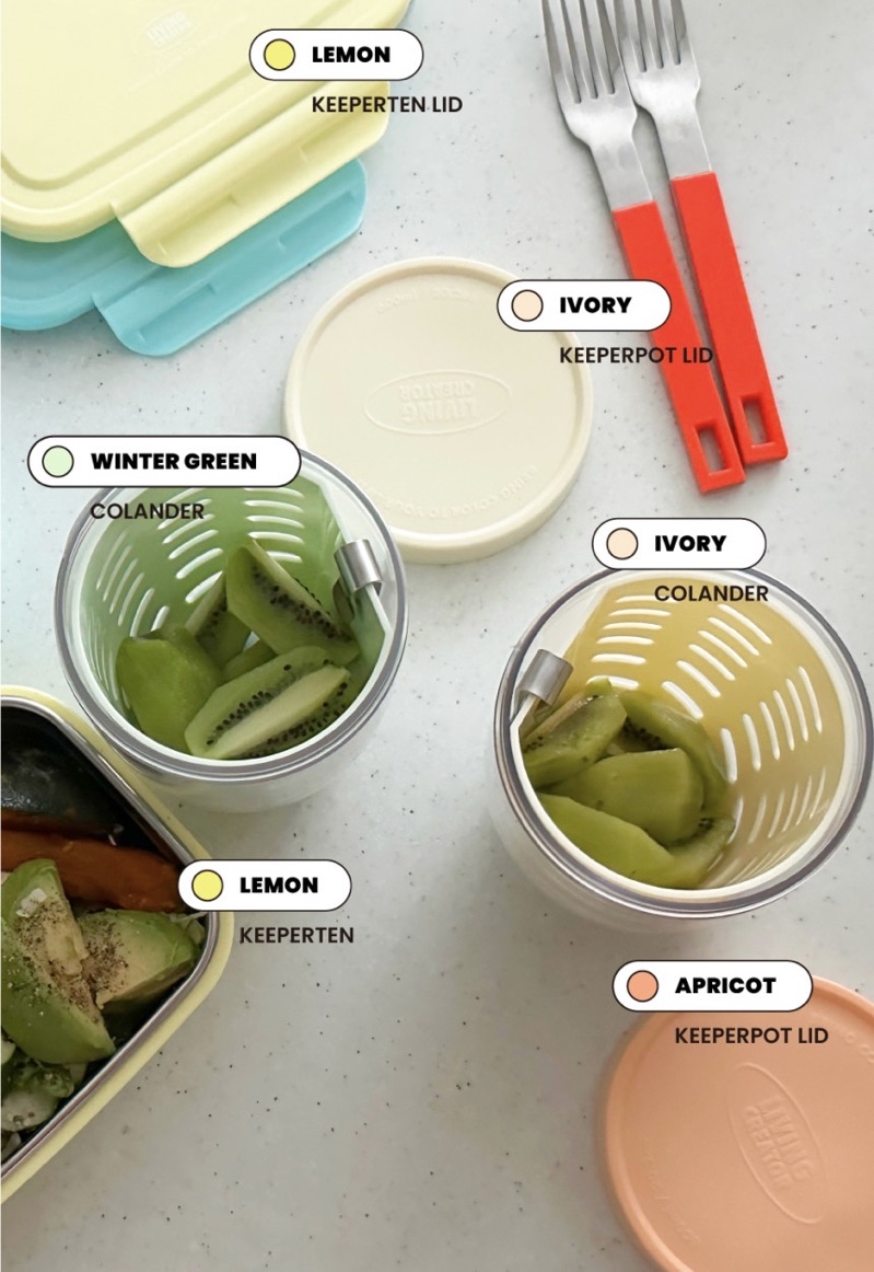 [Living Creator] Korea-Made Fruit & Salad Storage Container “Keeper Pot ...