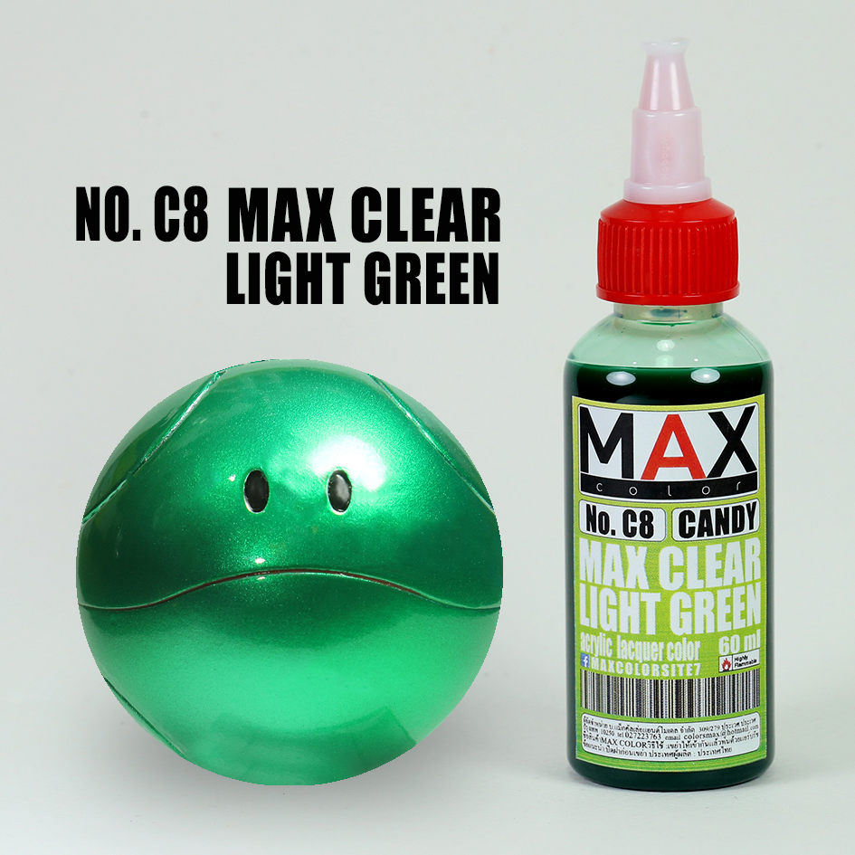 Max Color Clear Candy สีเคลียใส สีอะคริลิคแลคเกอร์ สีสำเร็จรูป แอร์บรัช ...