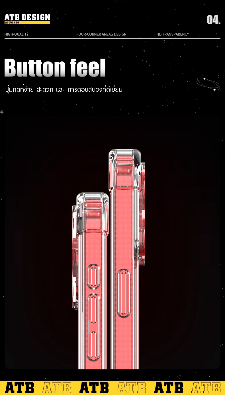 เคสคิงคองแท้ ATB Design - Anti-Burst Case เคสใสกันกระแทก 0.10 มม. ...