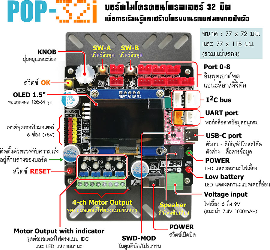 POP-BOT32i Soccer Robot Kit | Shopee Thailand