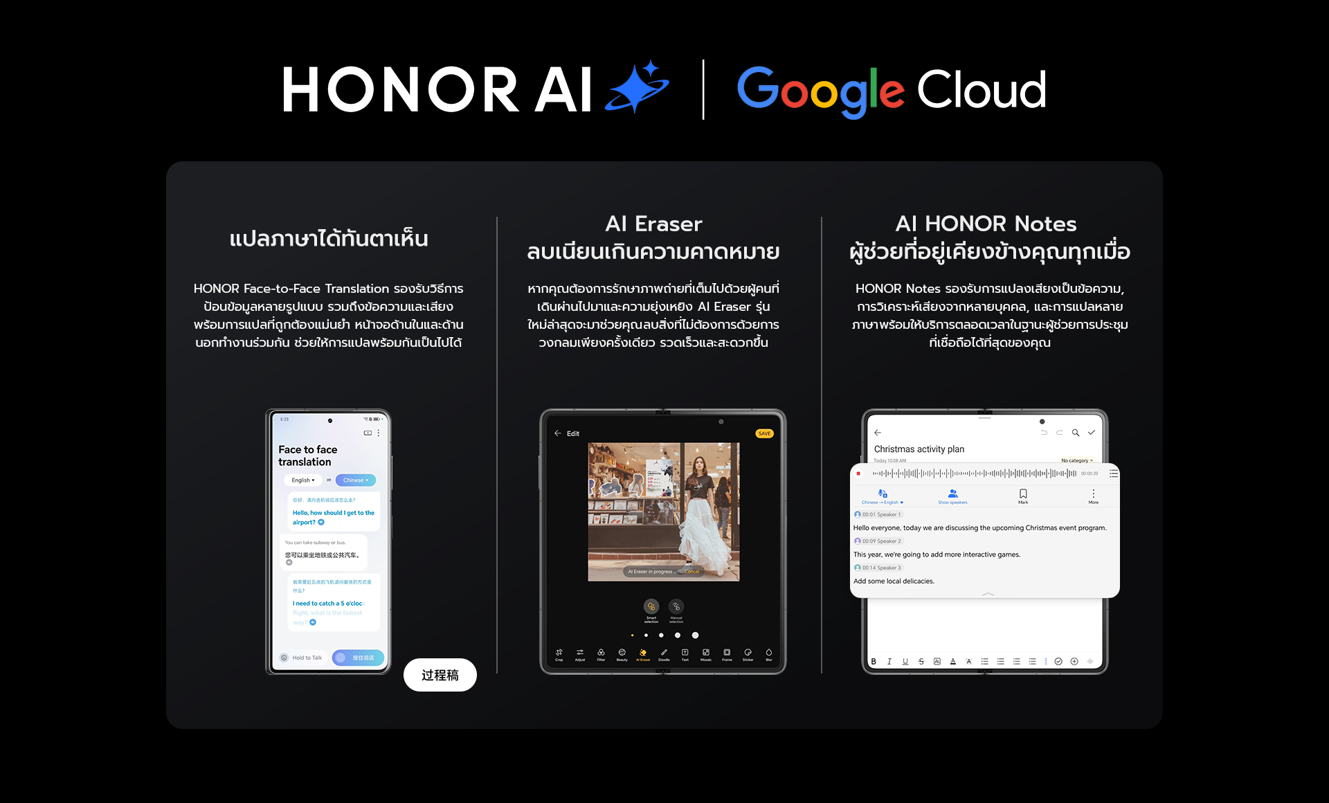 HONOR Magic V3 | 12+512GB | หน้าจอ 120Hz 7.92" | Snapdragon 8 Gen 3 | Fast Charge 66 W |แบตเตอรี่ 5150 mAh
