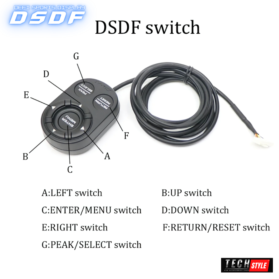 เกจวัด Defi DSDF OBD2 จอ Defi Sports Display F DSDF Defi Gauge อุปกรณ์ ...