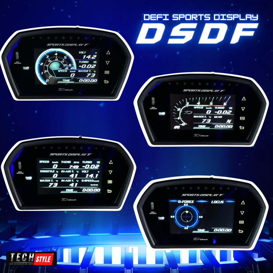 เกจวัด Defi DSDF OBD2 จอ Defi Sports Display F DSDF Defi Gauge อุปกรณ์ ...