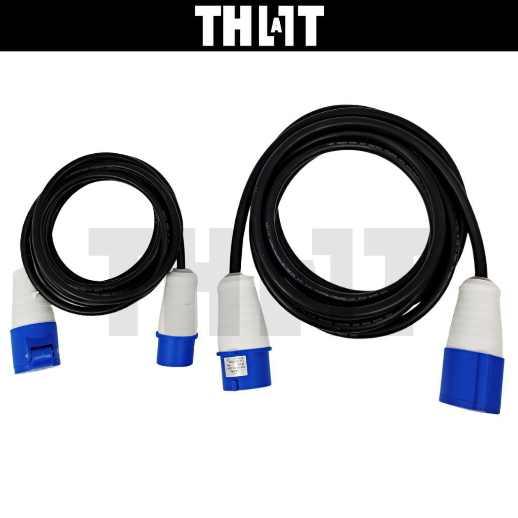ปลั๊กพวงที่ชาร์จรถยนต์ไฟฟ้า รถยนต์ไฟฟ้า EV ปลั้กแปลง Power plug 16-32A ...