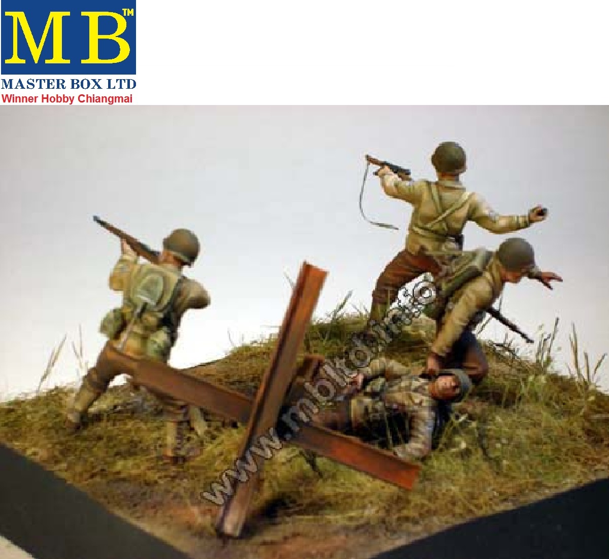 โมเดลฟิกเกอร์ Master Box 3521 US infantry 1/35 | Shopee Thailand